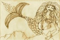 Stained Glass Mermaid